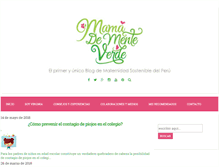 Tablet Screenshot of mamadementeverde.com